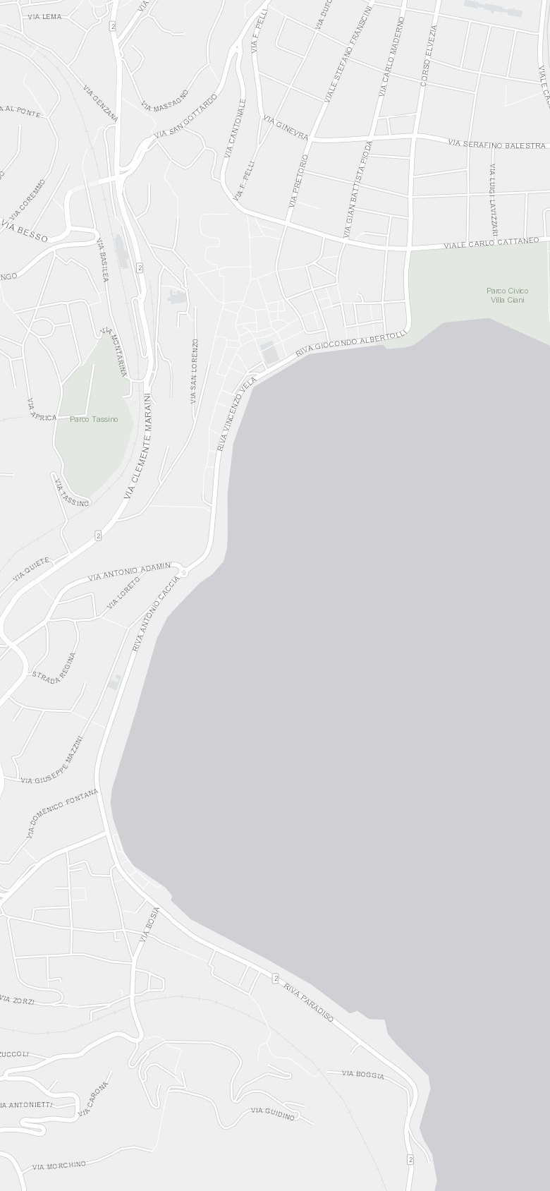 Mappa di Lugano